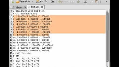 OpenGL (SDL,C++) tutorial 8 - Simple wavefront (.obj) model loader (part 1)