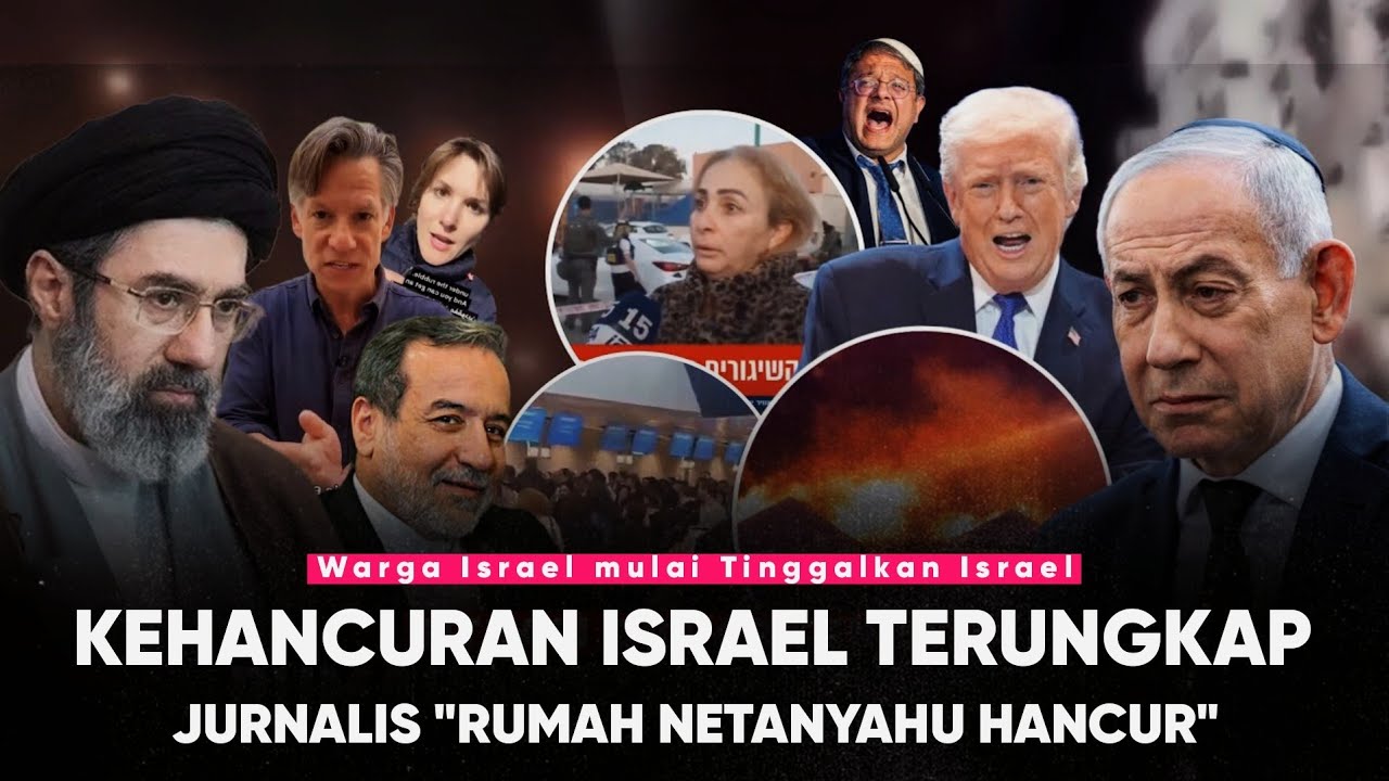 JURNALIS tunjukan Kehancuran Rumah NETANYAHU 