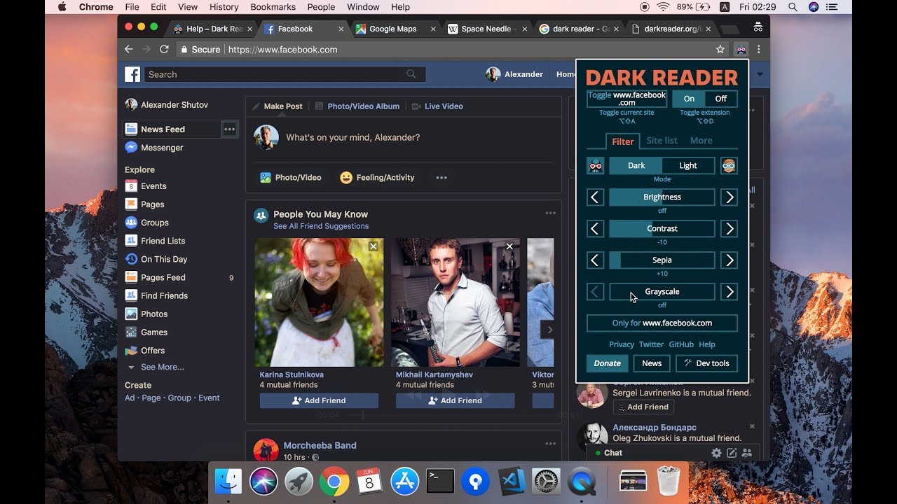 New Dark Mode for Google Chrome — Dark Reader