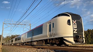 物井〜佐倉駅間にて E235、NEXなど