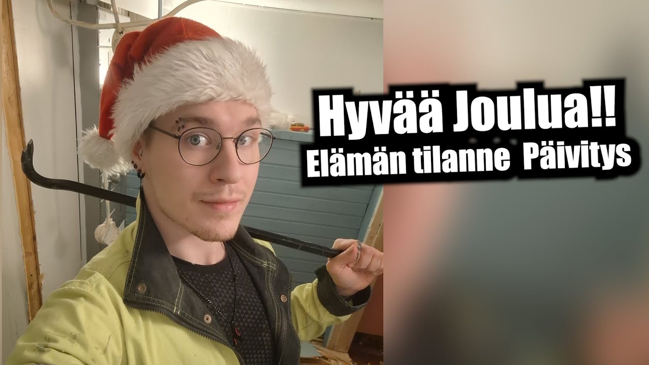 Hyvää Joulua Kaikille! Elämä/Kanava Päivitys! Omakotitalo Remonttia! 2025 ☃️