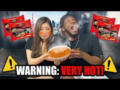 EXTREME FIRE NOODLE CHALLENGE! *2X SPICY!!*