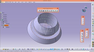 CATIA V5 : Introduction To CATIA Tutorial Module 3.2 Sketch based feature (shaft groove hole)