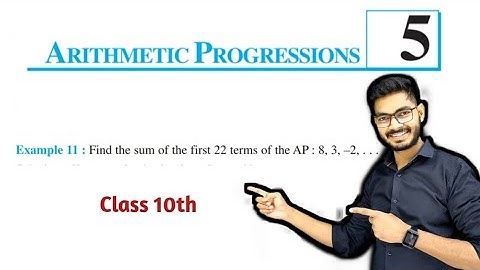 Class - 10 | Example 11 Of CH-5 Arithmetic Progression | NCERT | By Rajeev Kumar