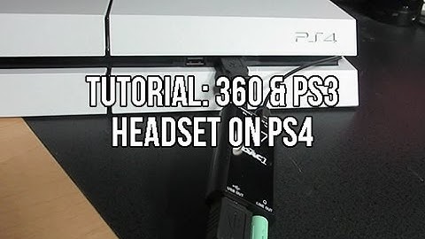 Tutorial How To Use Xbox 360 & PS3 Headset On PS4 (Turtle Beach X12, X11, P11, PX11 + More)