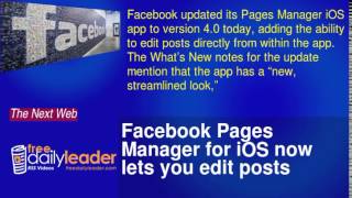 Facebook Pages Manager for iOS now lets you edit posts screenshot 5