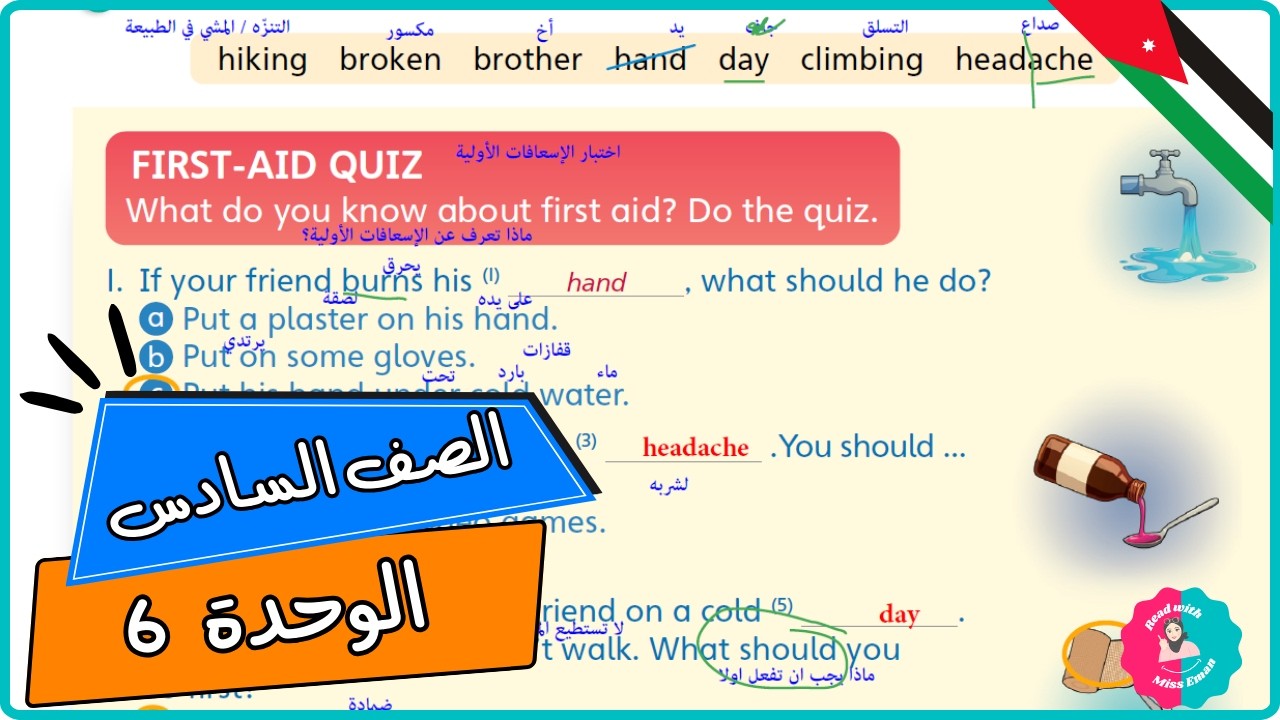 سادس انجليزي كتاب الطالب كتابة صفحة 27 | الوحدة السادسة | الفصل الثاني