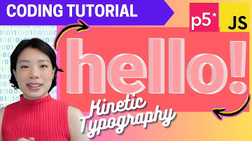 p5.js Coding Tutorial | Rotating Type (Kinetic Typography)