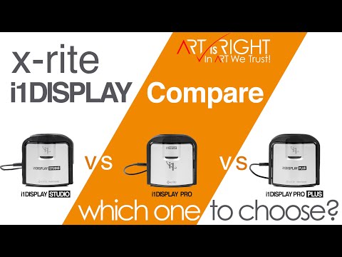 X-Rite i1Display Studio vs i1Display Pro vs i1Display Pro Plus