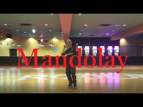 マンドレイ(Mandolay)の振り付けを踊ってみました！ローラーディスコ(roller disco)