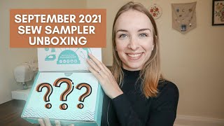 September 2021 Sew Sampler Unboxing | Fat Quarter Shop Subscription Box | Quilting Subscription Box