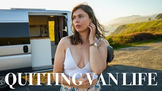My Last Day On The Road | Selling the Van and Quitting Van Life