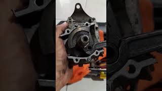 penampakan kruk as/crankshaft mini gp model piston 40 yg bisa dipalikasikan ke piston 44