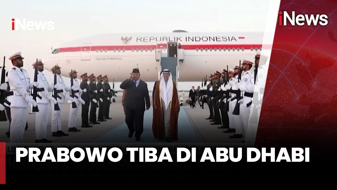 Prabowo Tiba di Abu Dhabi, Siap Bahas Kerja Sama dengan MBZ | iNews Terkini (26/2)