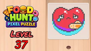 Food Hunt Pixel Puzzle Level 37 Walkthrough