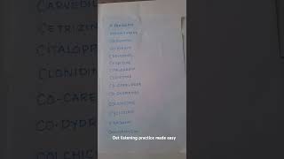 Oet Listening Practice Common Words Part A High Score Oet Self Study