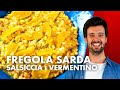 Fregola sarda con salsiccia, bottarga e Vermentino: sapori di Sardegna. *REGIONALE*