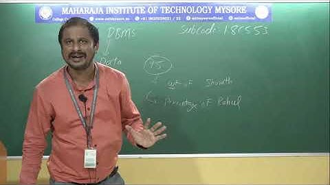 Introduction to DBMS | Vth SEMESTER | CSE | Module 01 | DBMS | Session 01
