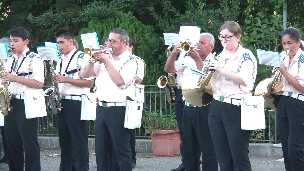 HDV 0585 AGOSTO ROMETTESE 2016 BANDE MUS RIUNITI P PADRE PIO BANDE M DI FOND,FANTINA ROMETTA E FARO