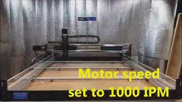 ROBO-SHOP High Speed CNC router USES Fast Ball Screws – better than rack and pinion!