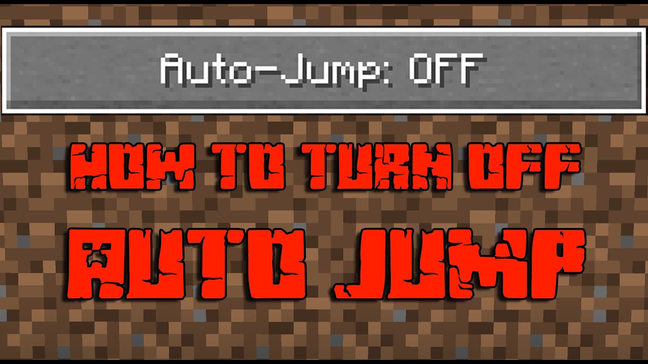 minecraft turn off autojump minecraft turn off autojump