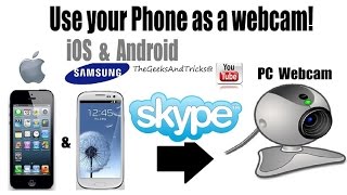 How to Use Phone Camera as PC Web camera For Video Chat (USB/Wireless) Windows & Mac - 2017 screenshot 2