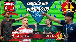 Madura united vs Persik Kediri BRI Liga 1 2023 prediksi susunan pemain