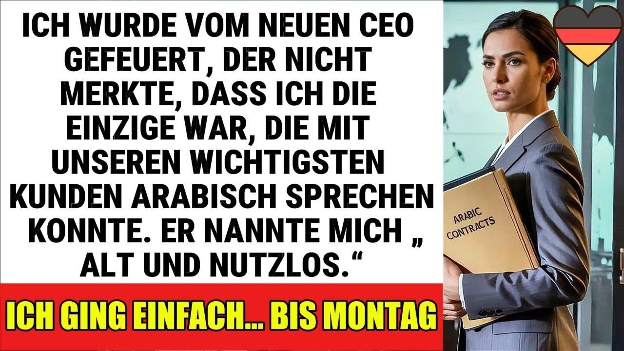 Ich Wurde Vom CEO Entlassen – Er Wusste Nicht, Dass Nur Ich Arabisch Mit Unseren Kunden Sprach