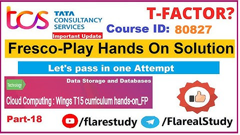 Wings 1 T15 Wings Hands-on Analytics part 80827 | part 18 | TCS wings | frescoplay #wings