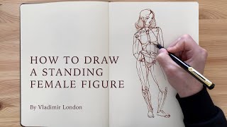 How to Draw a Standing Female Figure