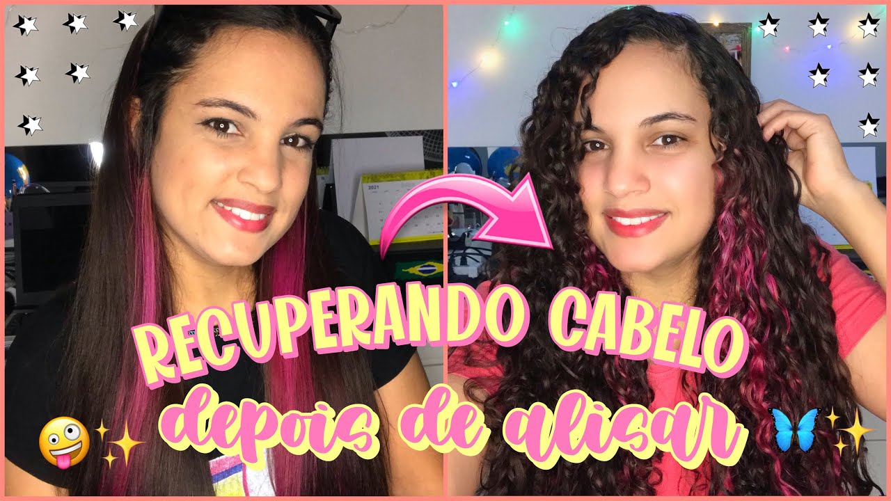 Recuperando CACHOS após ALISAR 🦋✨