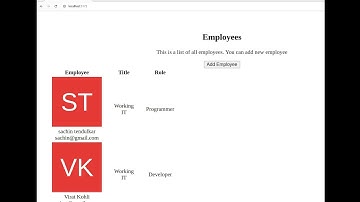 Full Stack Employee Management using Node.js , MongoDB  Atlas and ReactJS