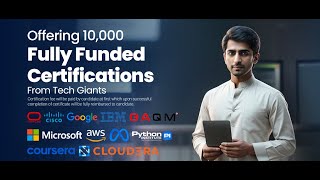 PITB Global IT Certifications offering 10000 Fully Funded IT Certifications from Tech Giants