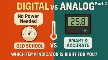 Analog vs. Digital Temperature Indicator 🔥 Which One is Best for Your Industry?