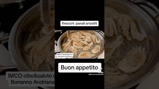 Finocchi crudi panati in arrosto #cucinare  #acciaio #cucina #imco #energetico #risparmio #sano