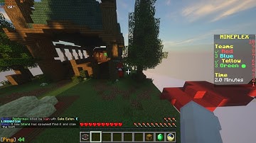 Exerneus movement hacking in Mineplex cake wars.