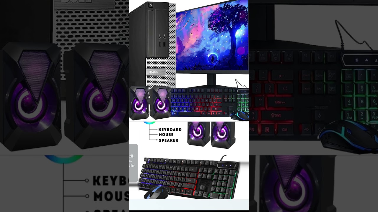 Dell OptiPlex Computer Desktop PC, Intel Core i5 3rd Gen 3.2 GHz, 16GB RAM, 2TB HDD,