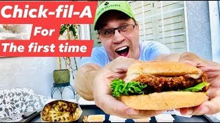 Chick - Fil - A • Mukbang • first time