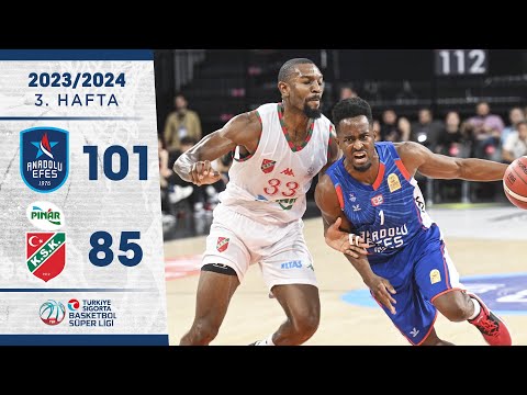 Anadolu Efes (101-85) Pınar Karşıyaka - Türkiye Sigorta Basketbol Süper Ligi - 2023/24