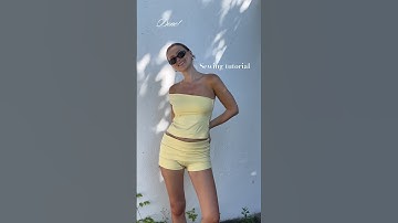 Mini Shorts sewing tutorial ✨ no pattern needed #sewing #sewingtutorial