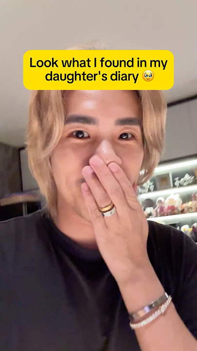 Look what I found in my daughter’s diary 🥹