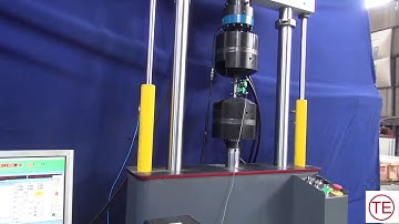 PLS-100 Dynamic testing machine by strain control, load control and speed control.