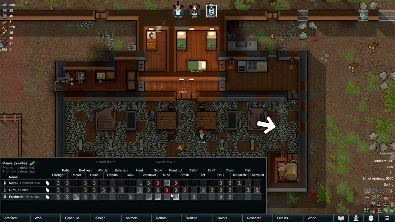 How to assign roles in rimworld youtube