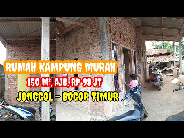 rumah kampung murah, 150 m², ajb, rp 98 jt, jonggol ~ bogor timur class=