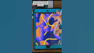 Having fun with digital 3d procreate brushes. #procreate #digitalpainting