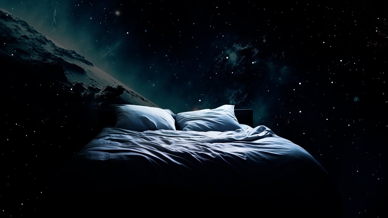Lit spatial à bruit blanc pour soulager le stress et un sommeil réparateur | Bruit blanc ASMR