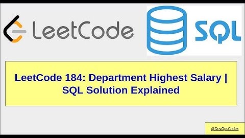 LeetCode 185: Department Highest Salary Top 3 | SQL Solution Explained Step-by-Step