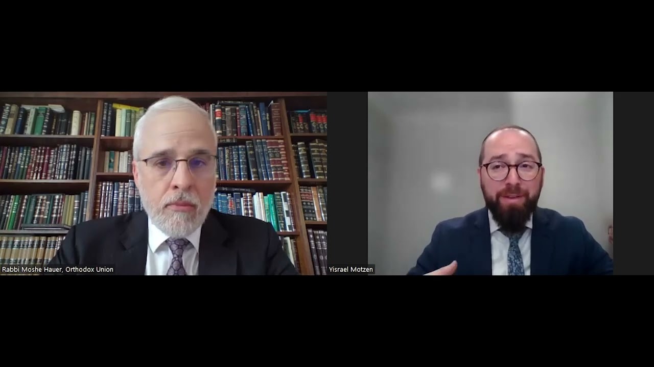 Rabbi Moshe Hauer, Executive Vice President of the Orthodox Union