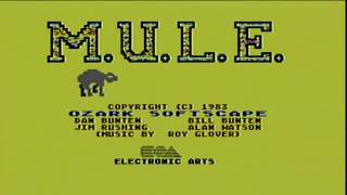 Famous M.U.L.E. longplay on C64 - retro gaming Wealth