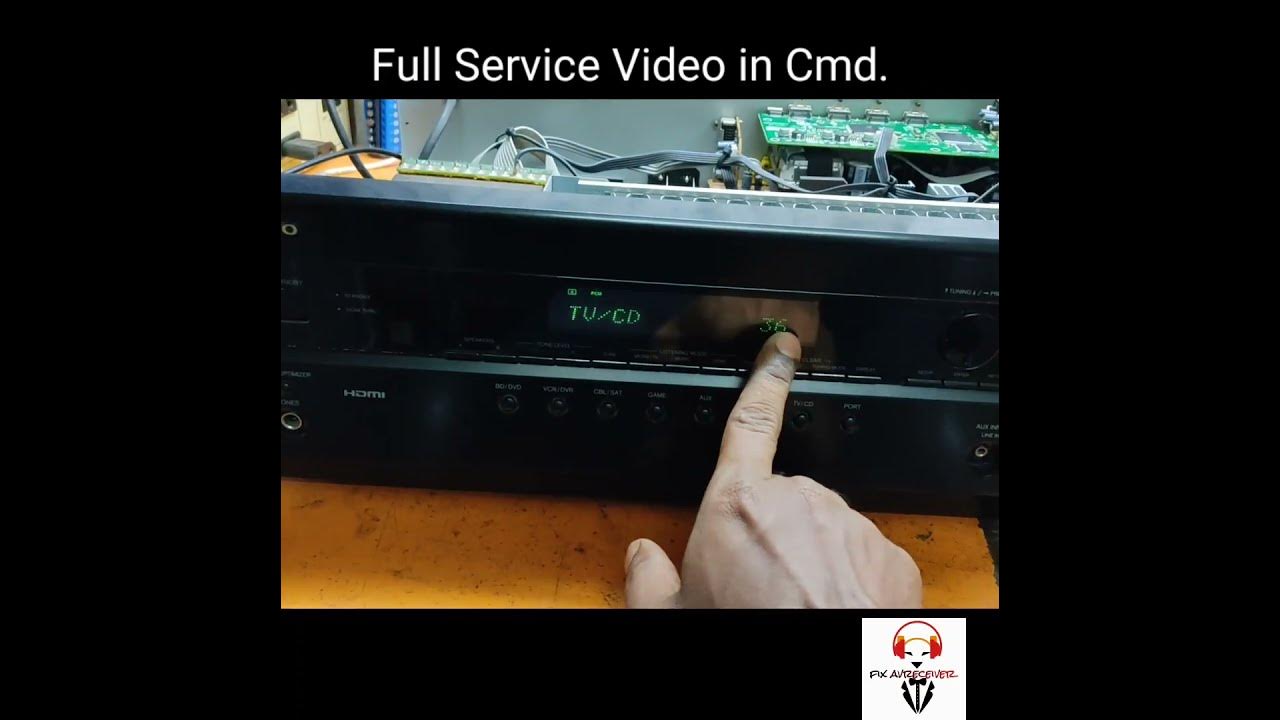 How to Factory Reset Onkyo HTR538 Avreceiver onkyo shorts YouTube